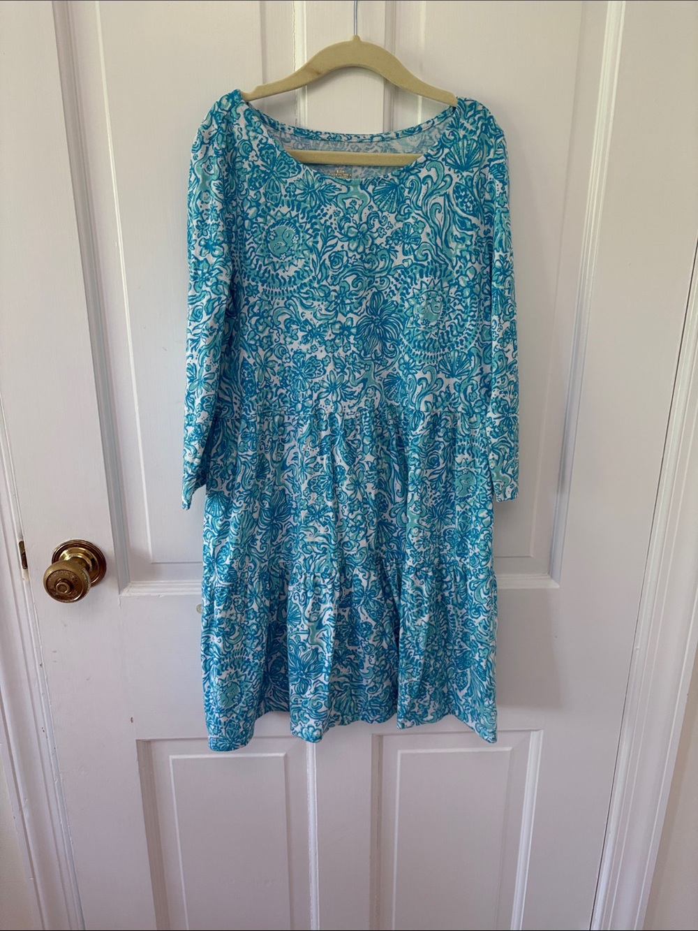 Lilly Pulitzer 3/4 sleeve girls dress: summer, resort, vacation ready!